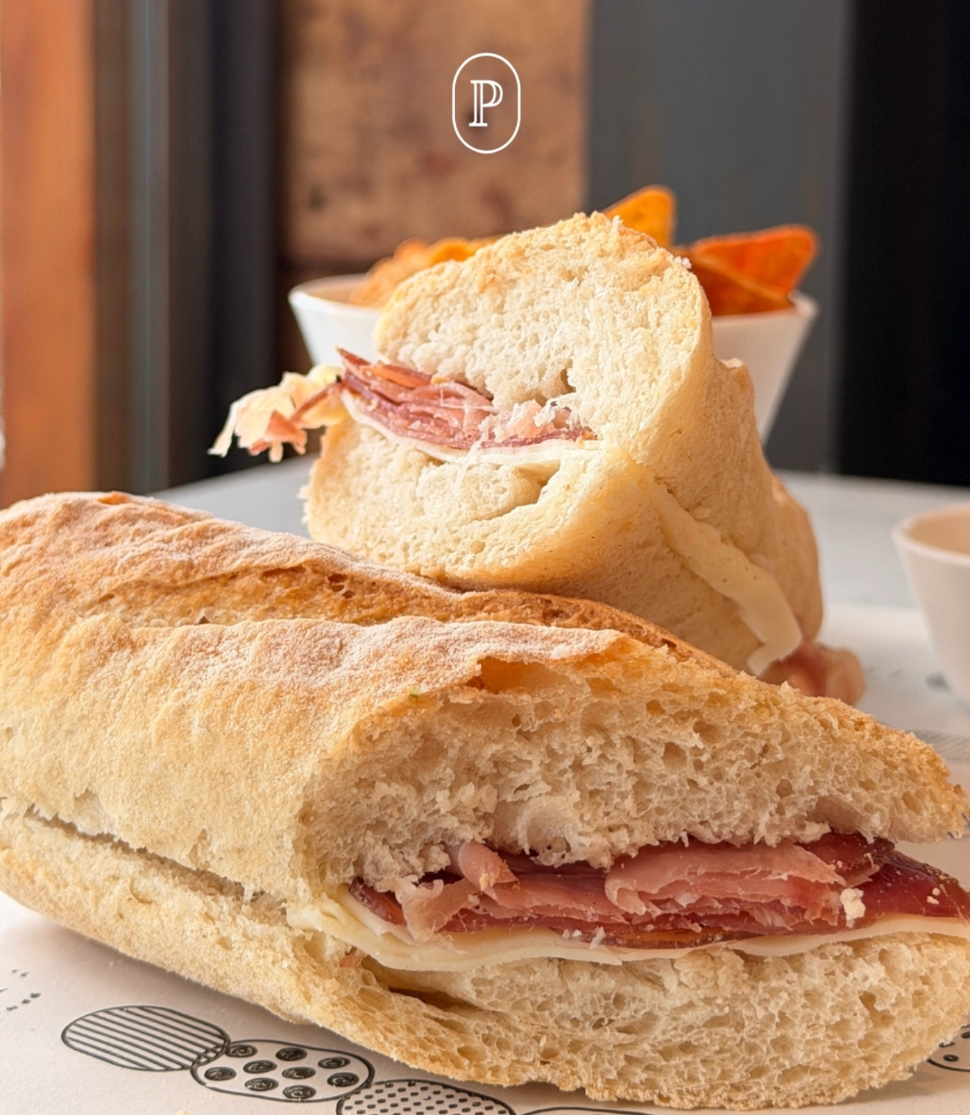 Sandwiches elaborados con pan Panicafé